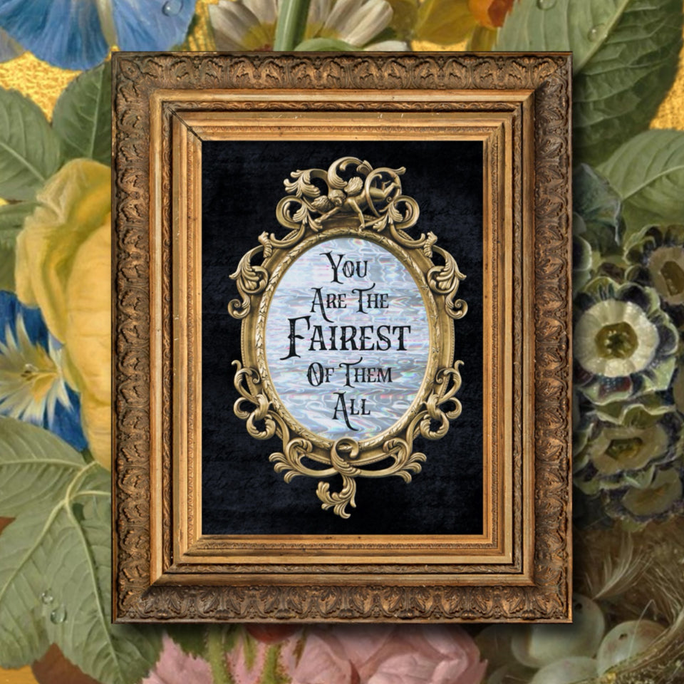 You Are The Fairest - Gold Print Punk Haus 