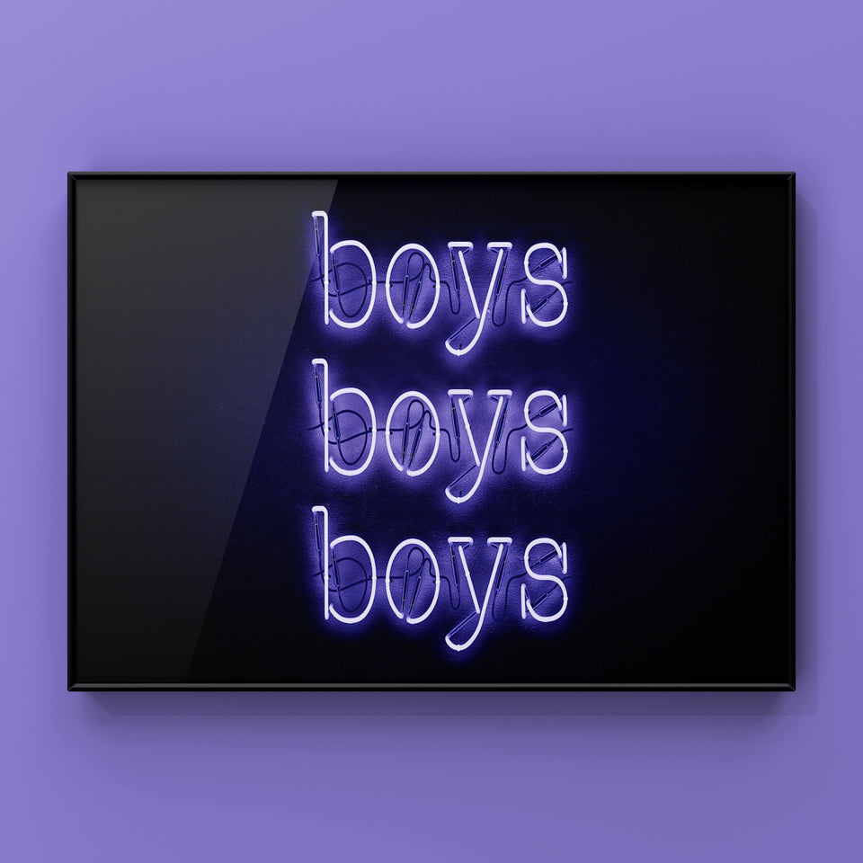 Neon Boys Print Punk Haus 