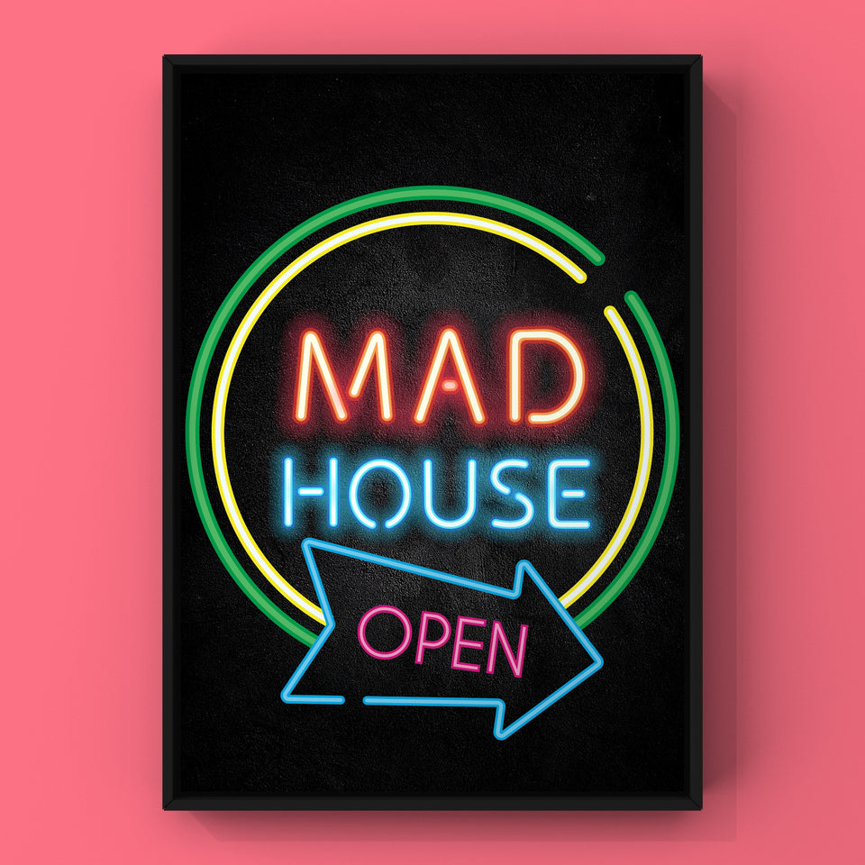 Mad House Print Punk Haus 
