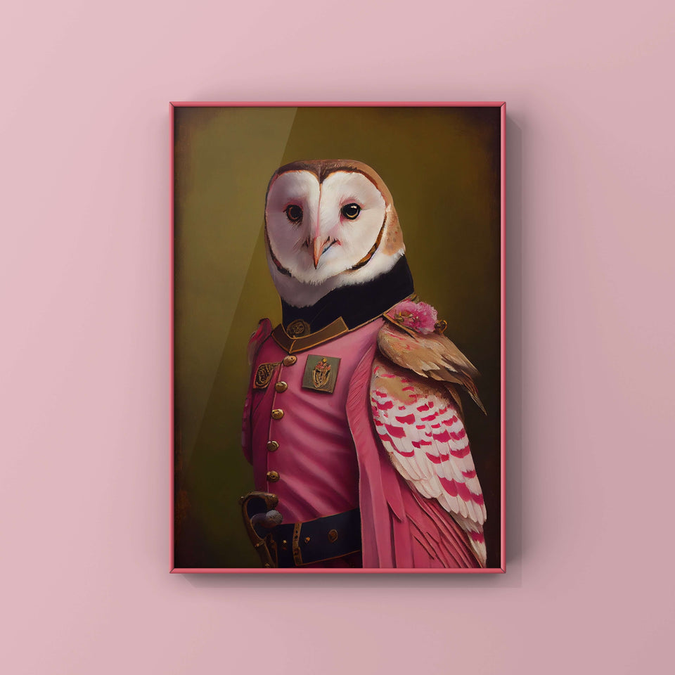 Oliver the Owl  - Pink Parade