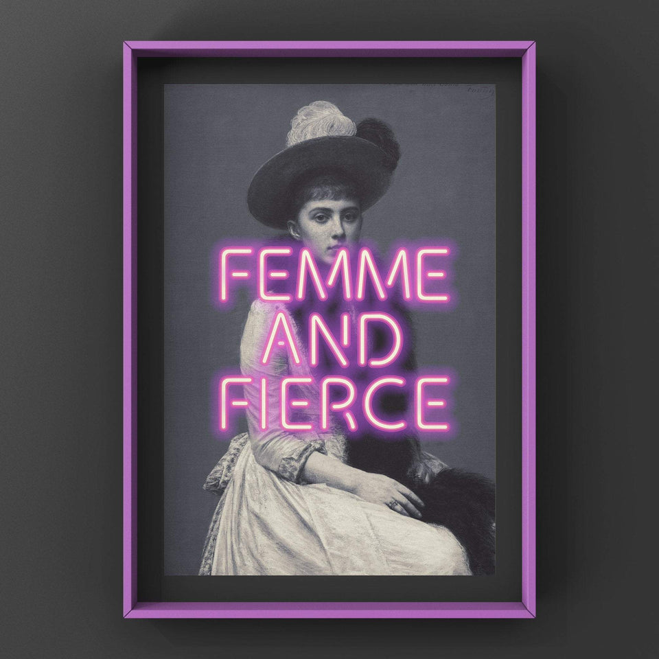 Femme And Fierce Print Punk Haus 