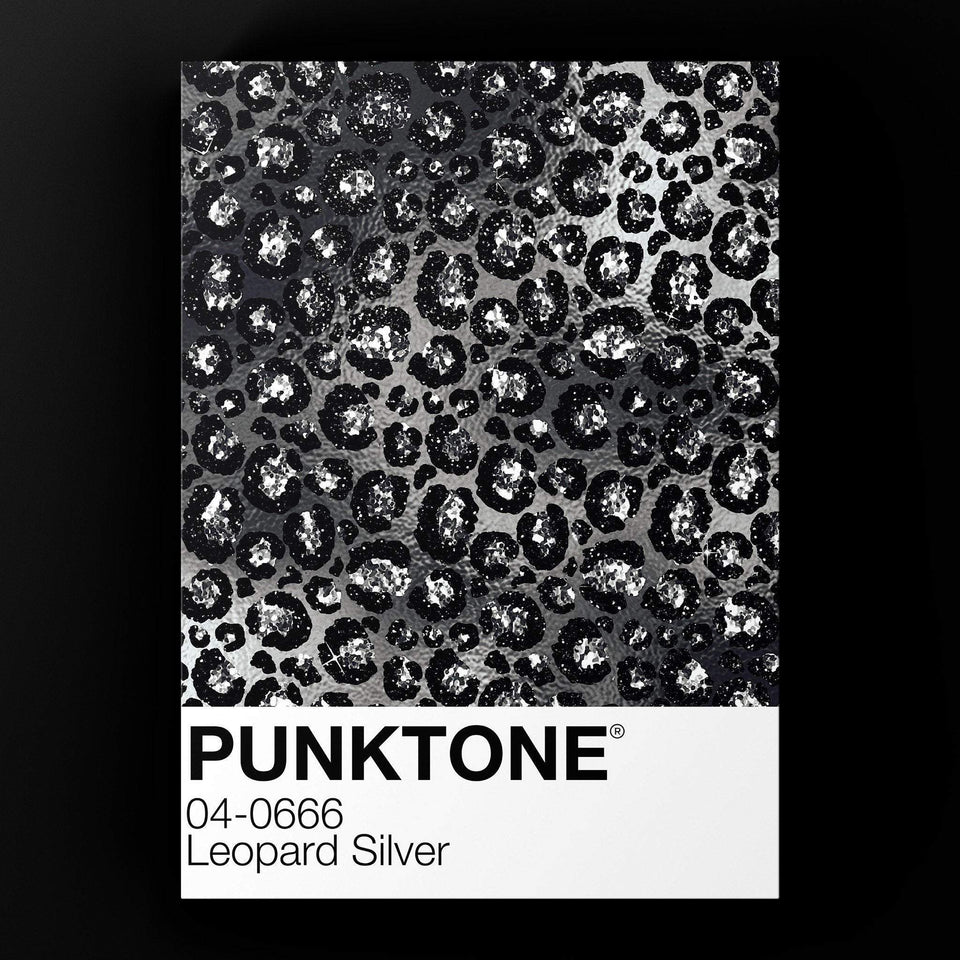 Punktone (Leopard Silver) Print Punk Haus 