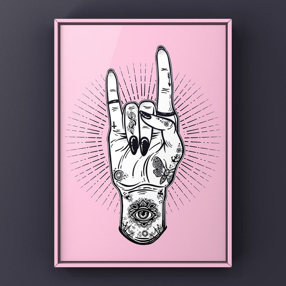 Devil Nancy (Pale Pink) Print Punk Haus 