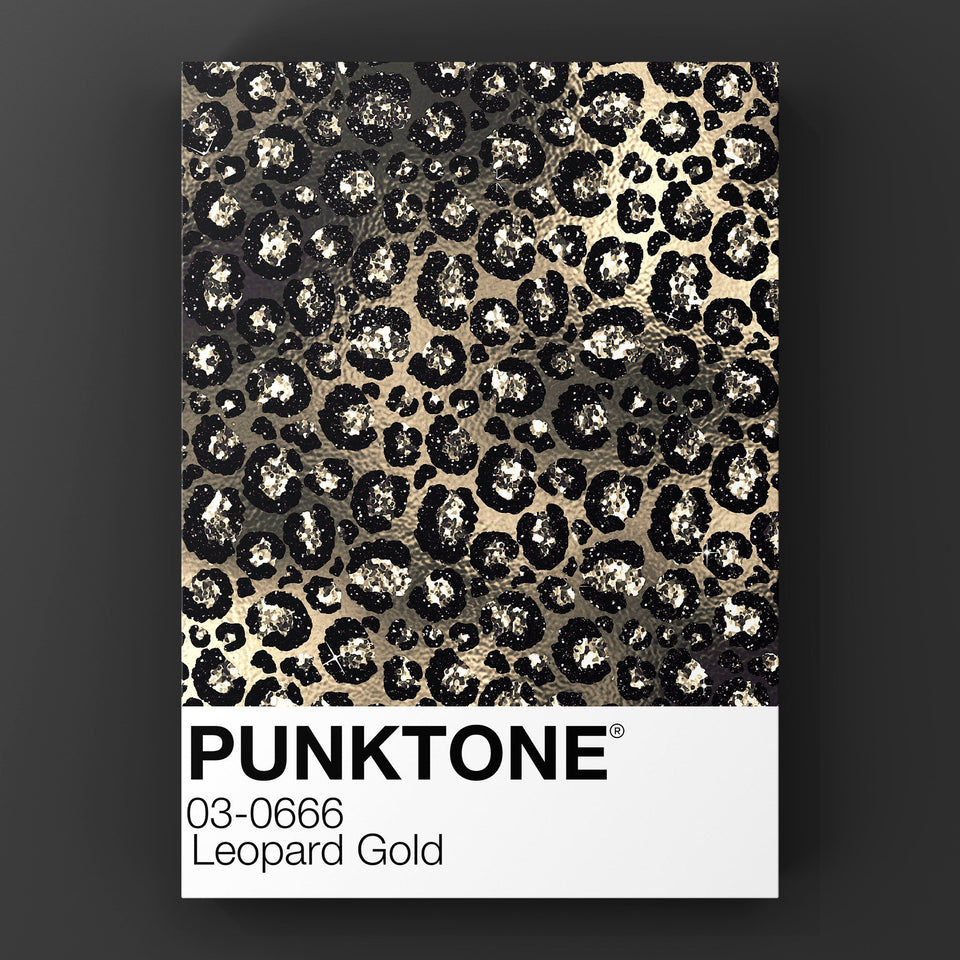 Punktone (Leopard Gold) Print Punk Haus 