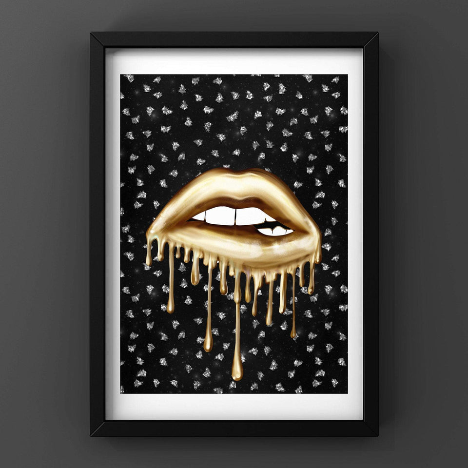 Goldie Looking Lips Print Punk Haus 