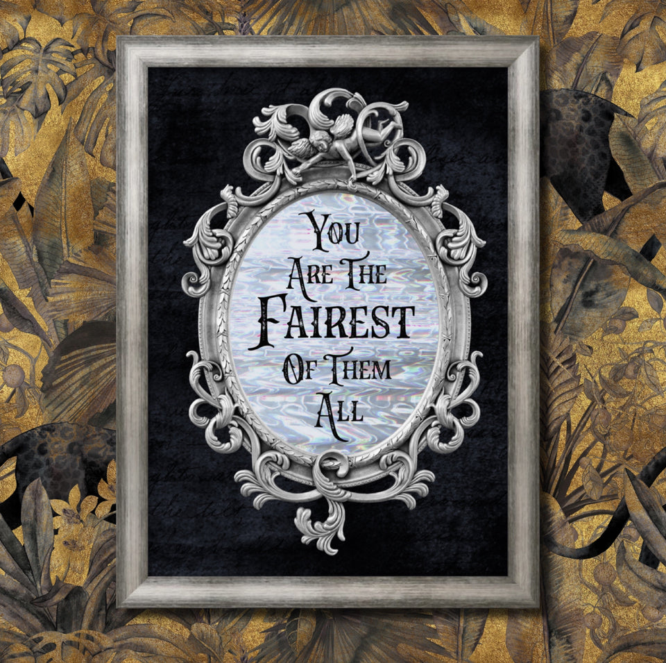 You Are The Fairest - Silver Print Punk Haus 