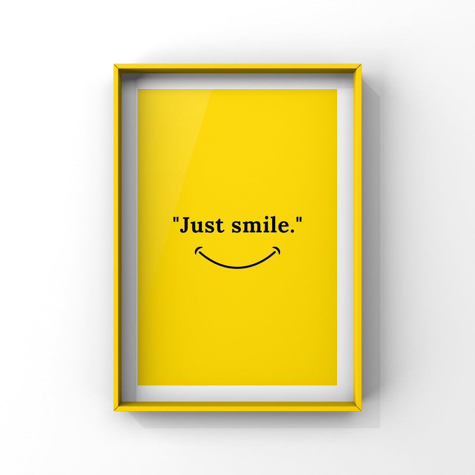 Smiley Smile Duo Print Set Posters, Prints, & Visual Artwork Punk Haus 